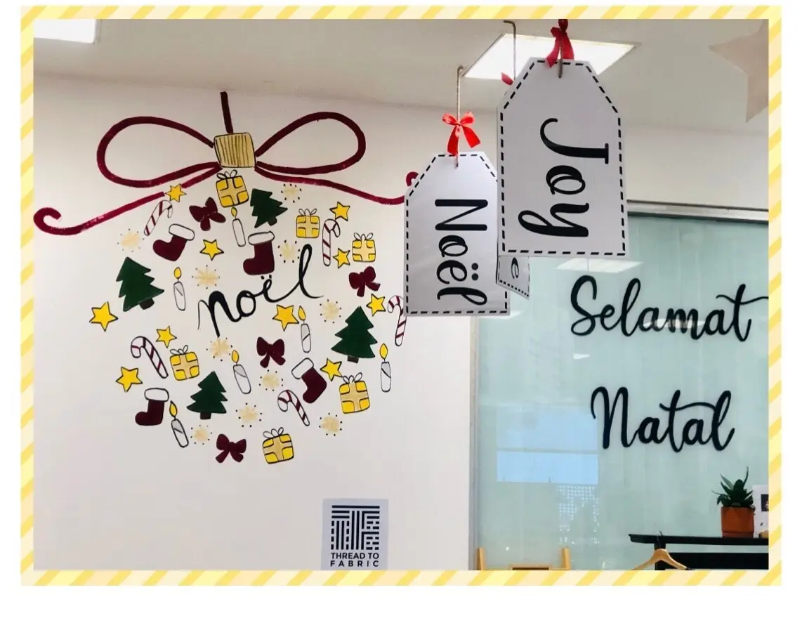 クリスマス　ウォールデコレーション