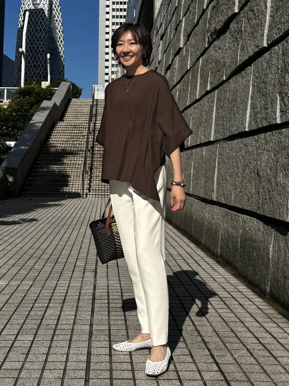 タックパンツコーデ ②