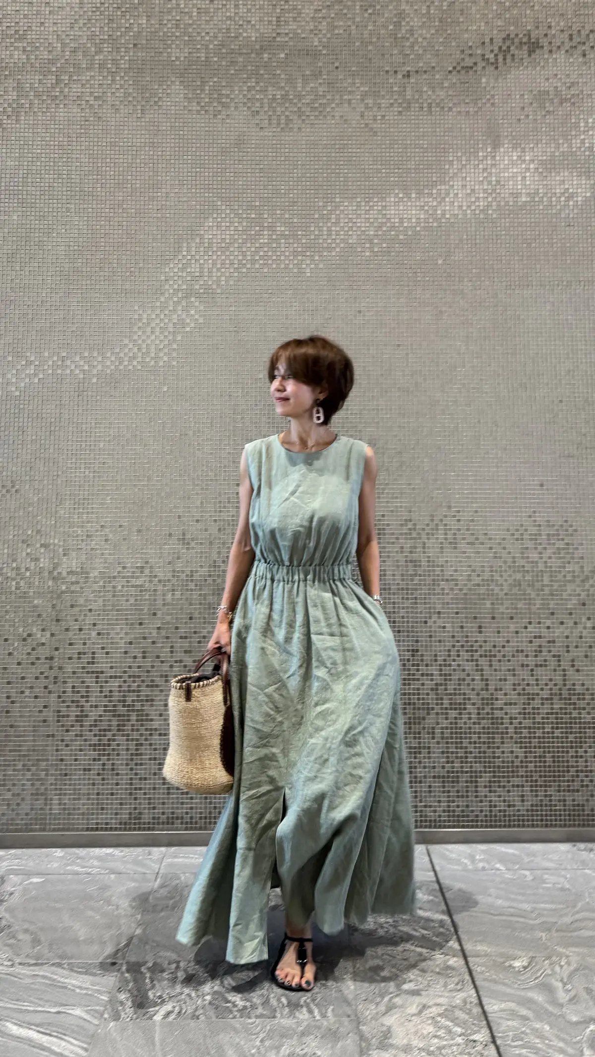 夏の涼やかリネンワンピース2stylinの画像_1