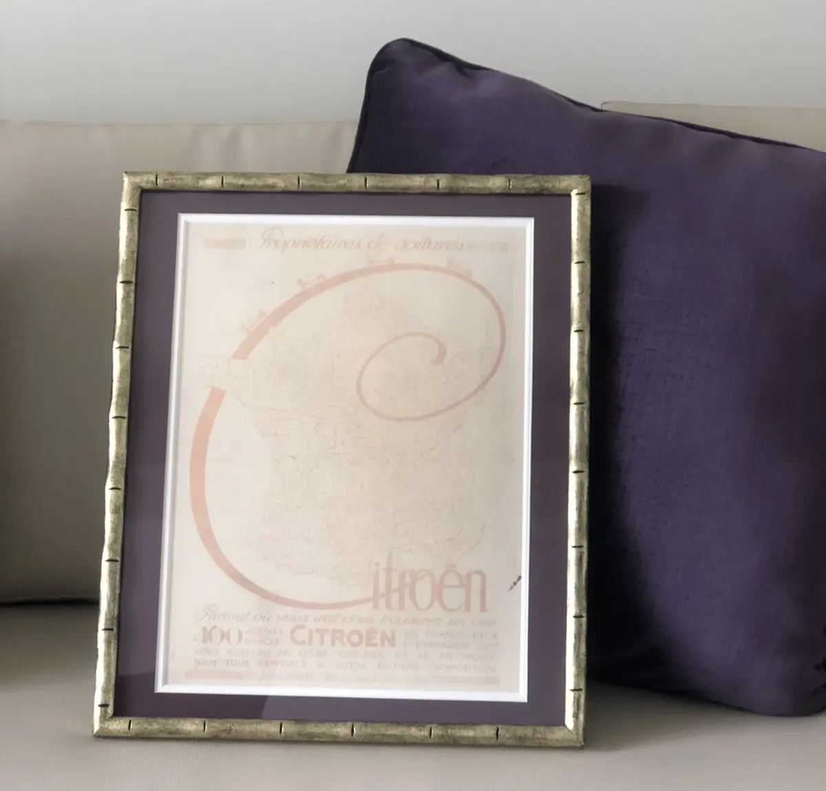 シトロエン　アンティーク　ポスター