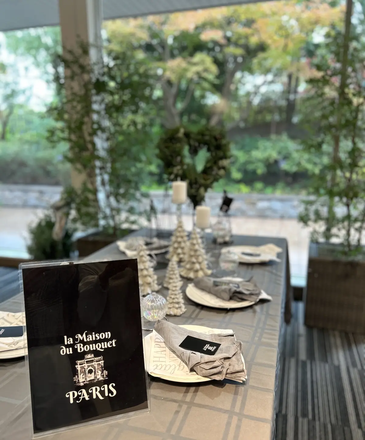 二子玉川でパリスタイルクリスマスリースのの画像_6