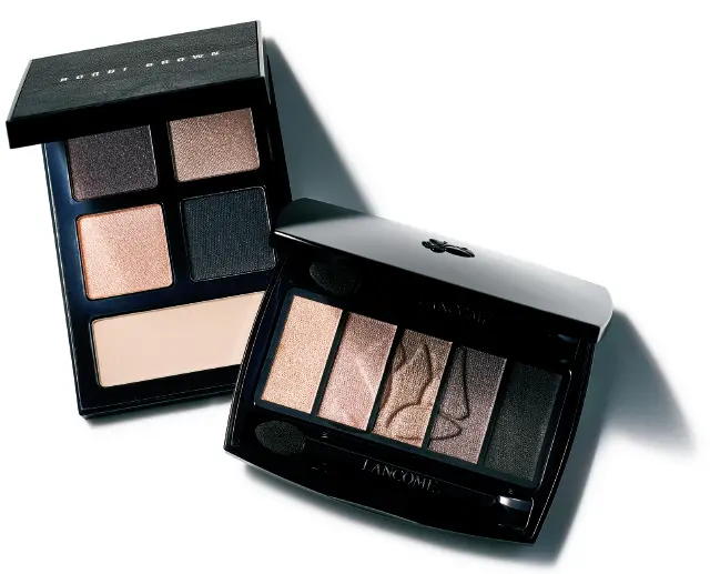 ランコムとボビイブラウンのグレイッシュカラーのアイシャドウ