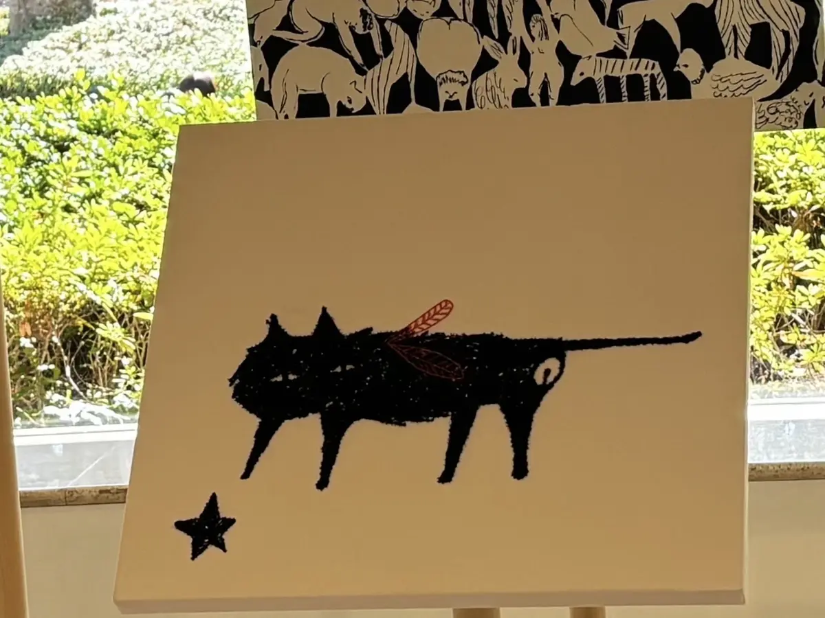 猫のテキスタイル