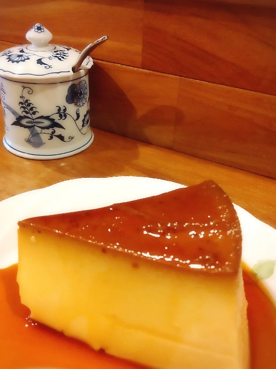 静岡、新静岡、笠井珈琲店、カスタードプリン、アイスコーヒー、喫茶店