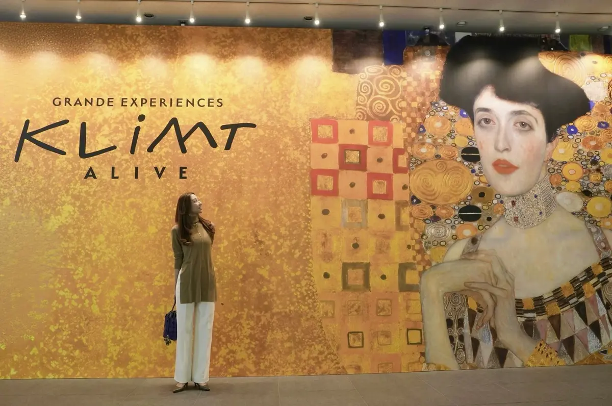 クリムトの没入型展覧会★「クリムト・アラの画像_1
