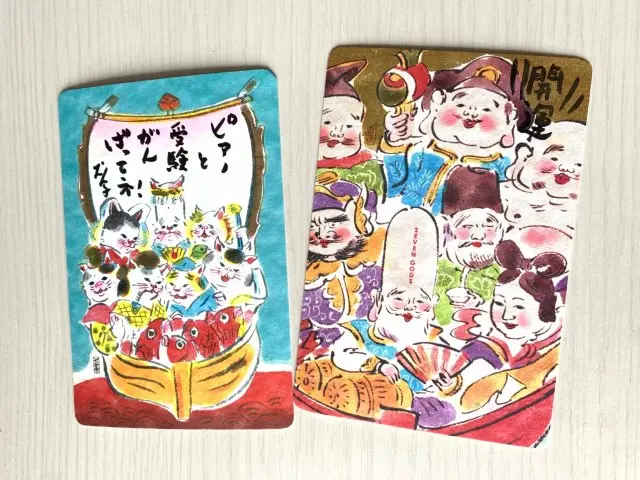 紙博2022東京にて犬ん子さんイラストの絵葉書