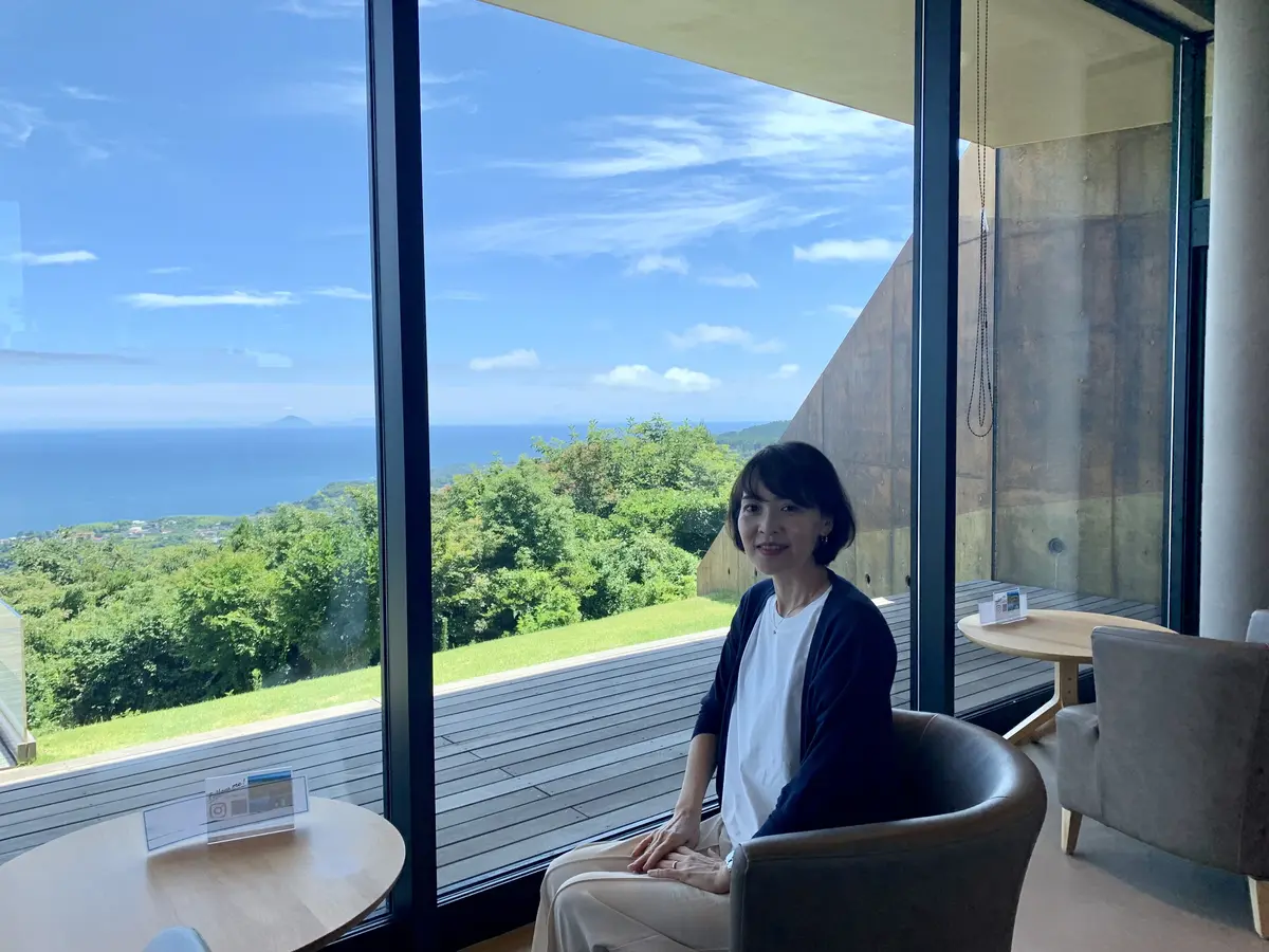 カフェから見える絶景