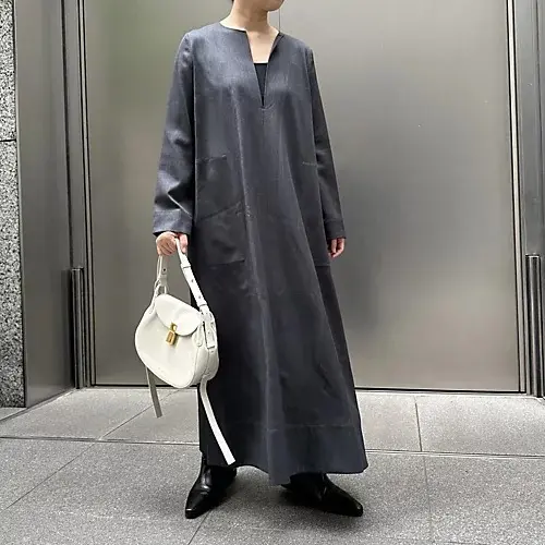 【50代 ワンピース】秋ワンピースで大人の画像_41