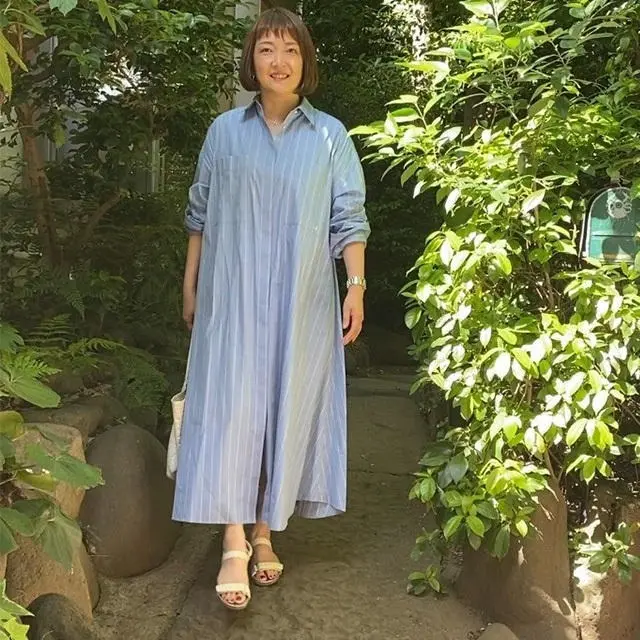 華組ワンピースコーデ