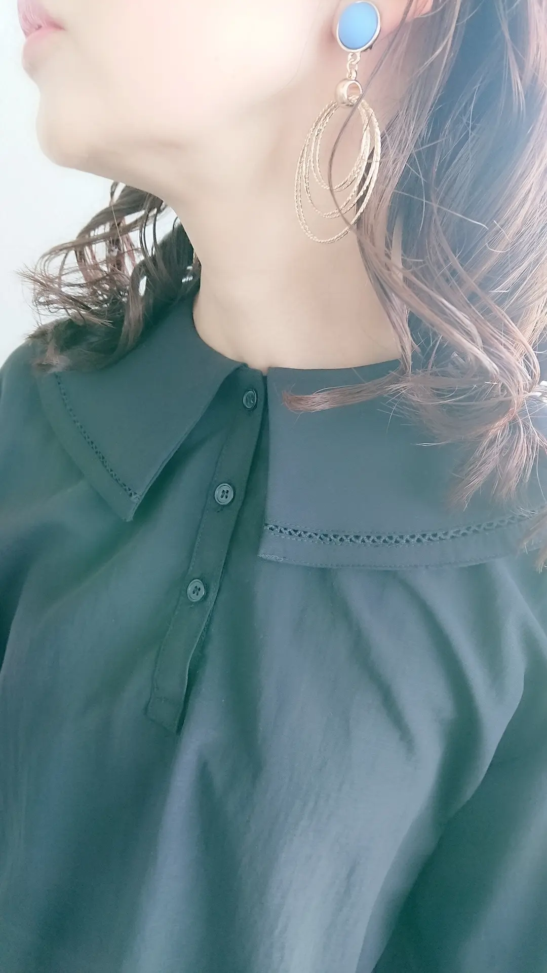 ビッグカラーブラウス