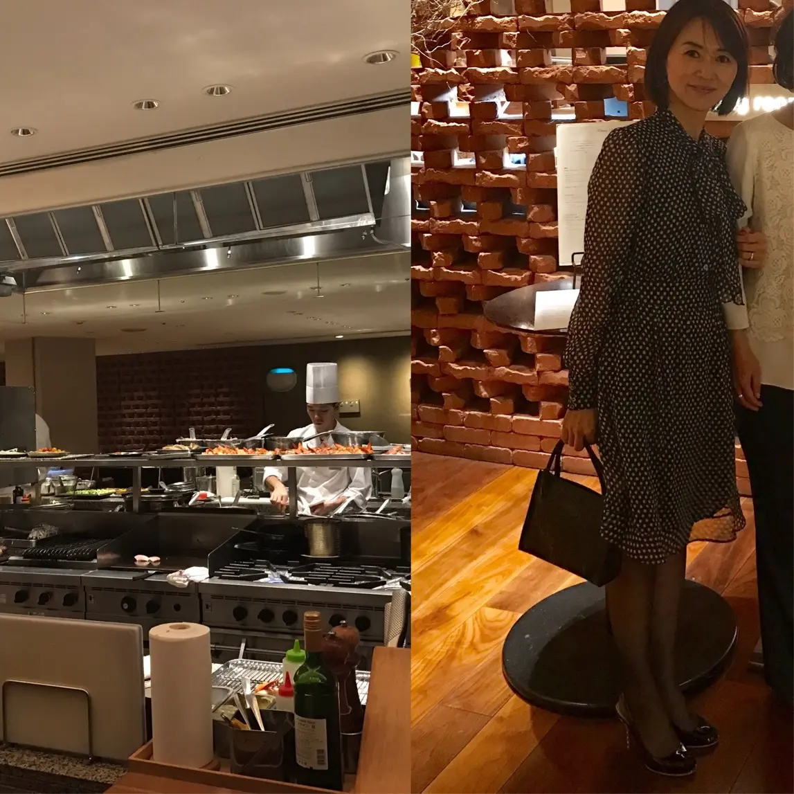 ダイニングルーム -ウェスタンキュイジーヌはオープンキッチンになっています。