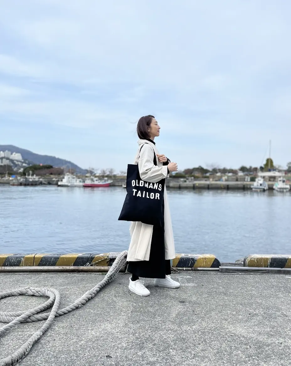 桜とオーシャンビュー初島へ♩春アウター着の画像_17