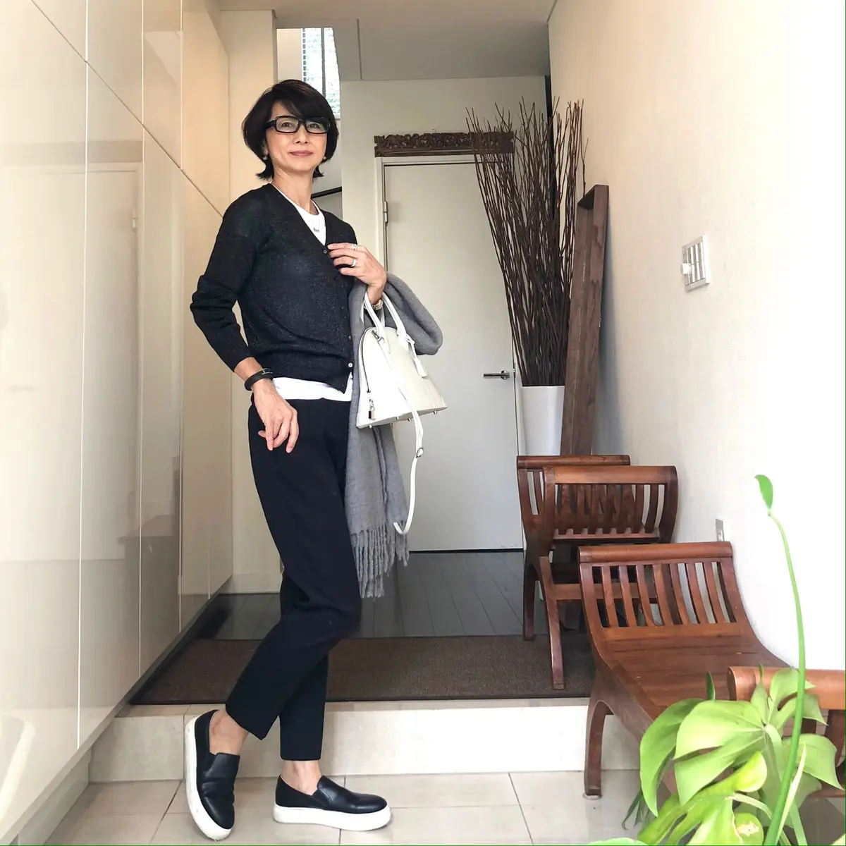 ラメニットをカジュアルにの画像_3