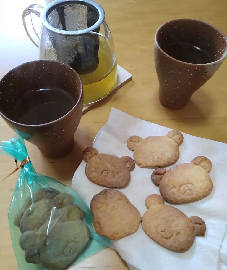 リラックマクッキーでティータイム