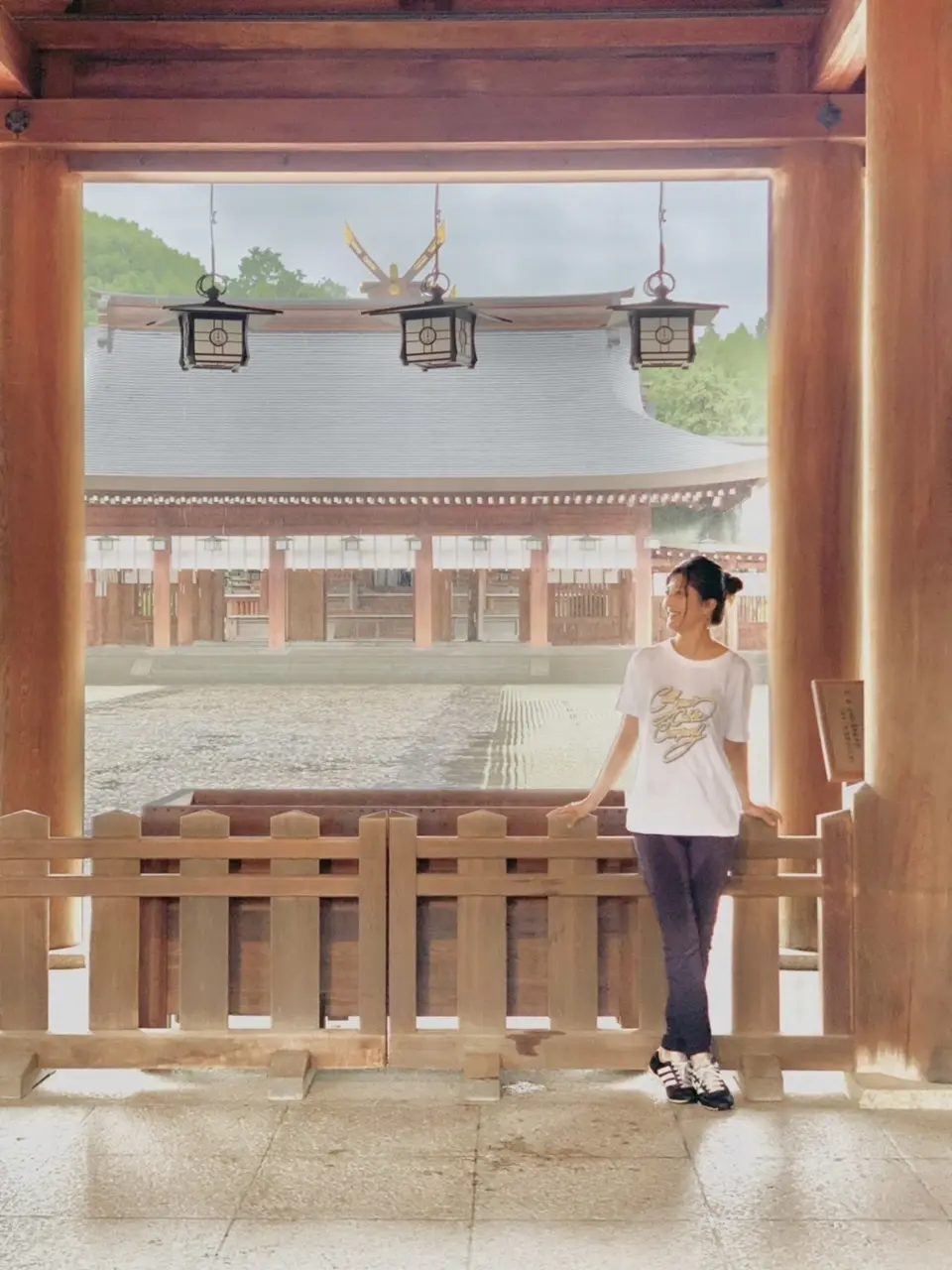 GU Tシャツで橿原神宮への画像_1