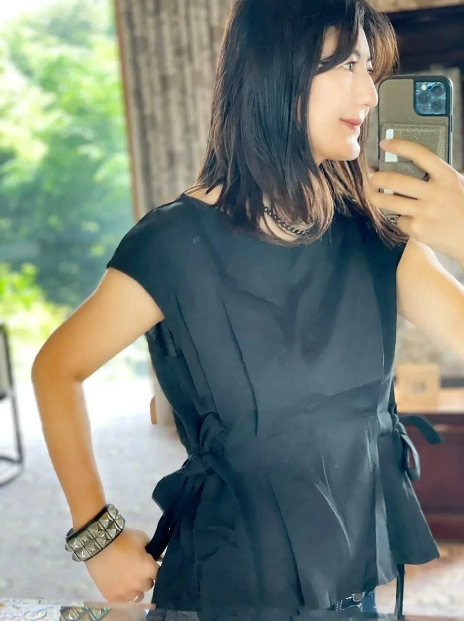 プチプラノースリーブで、椿山荘ランチの画像_2