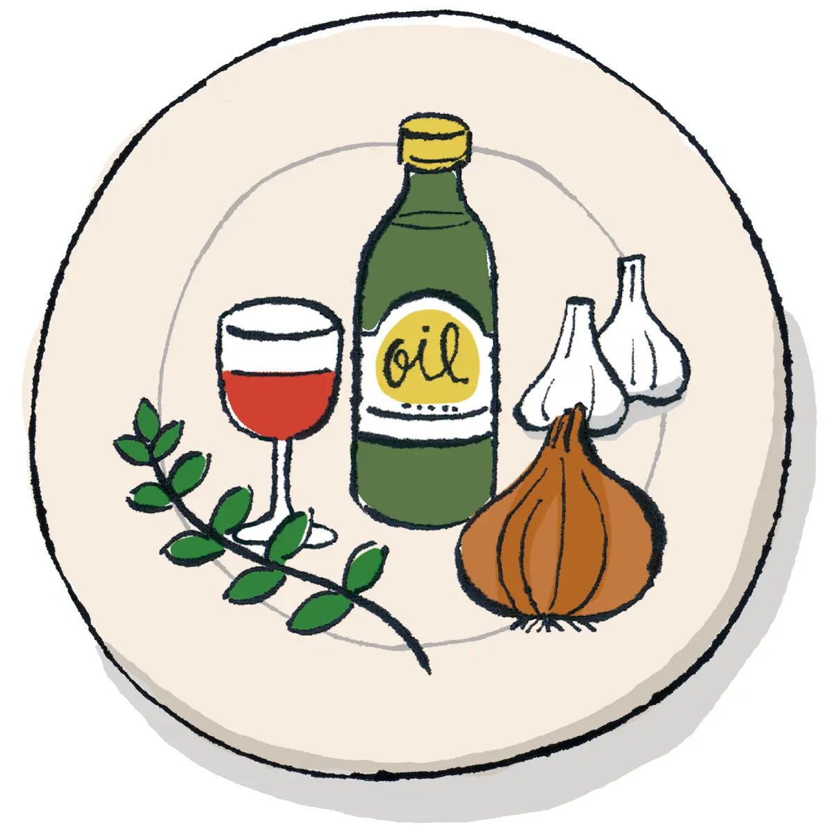 OurAge×Webエクラ　ニュートラル食材イラスト