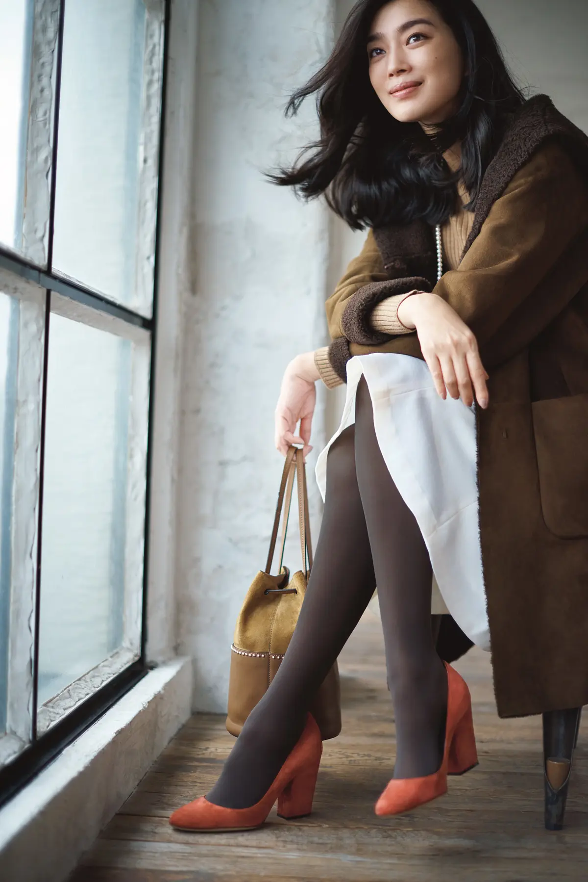 タイツ×ボトム×靴のベストバランス 五の画像_1