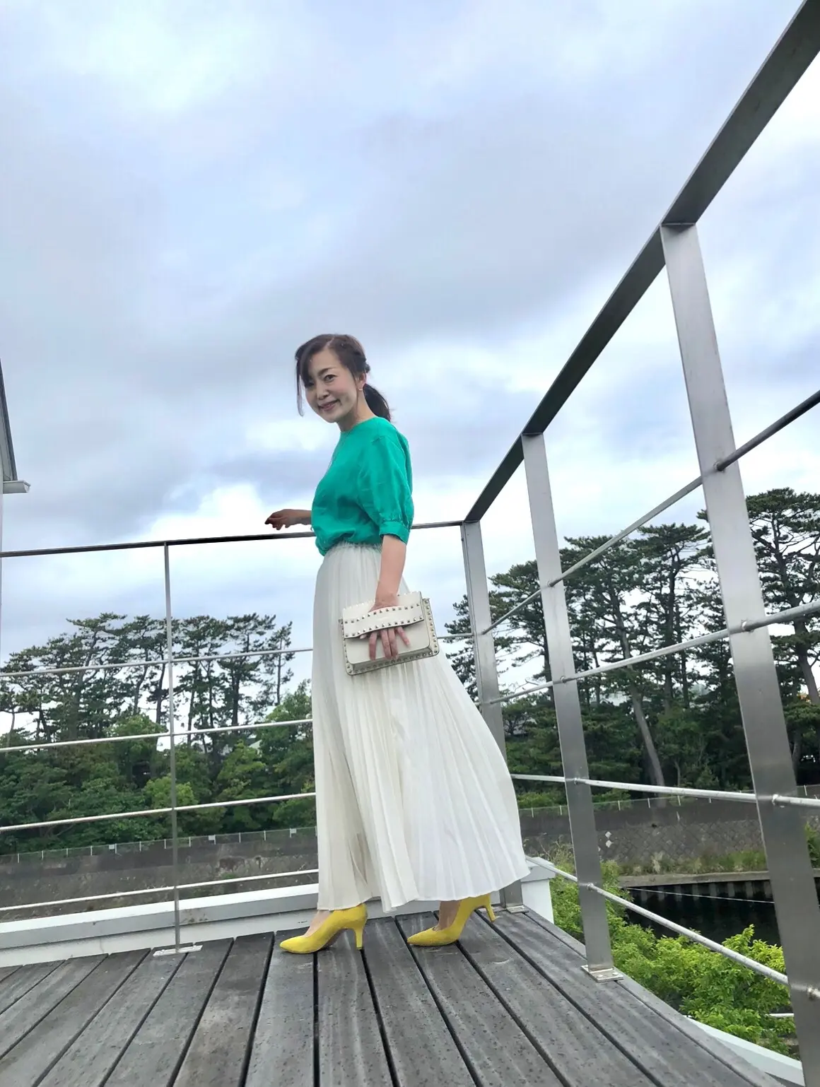 薄艶プリーツスカートコーデ♪の画像_1