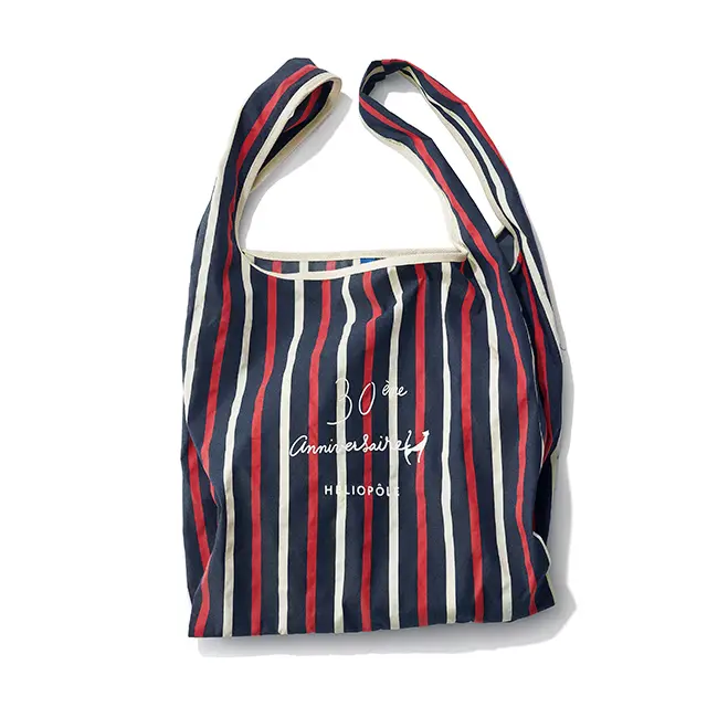 シックなトリコロールの30周年記念エコバッグ　￥4,300／エリオポール代官山（エリオポール）