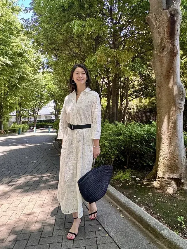 華組ワンピースコーデ