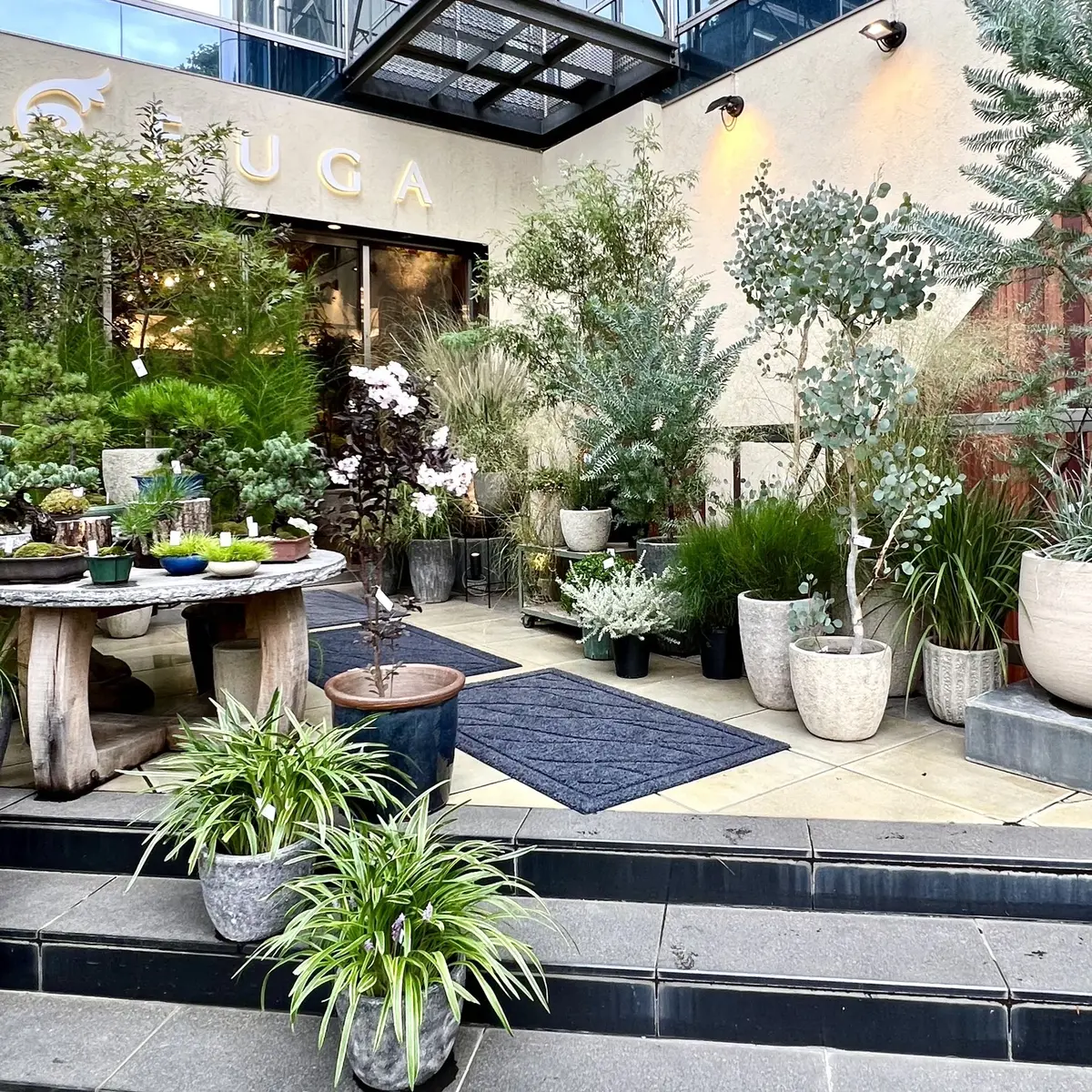 外苑前にあるフラワーショップ「FUGA」入口