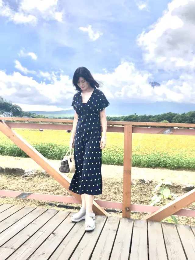 zaraワンピースで山中湖への画像_8