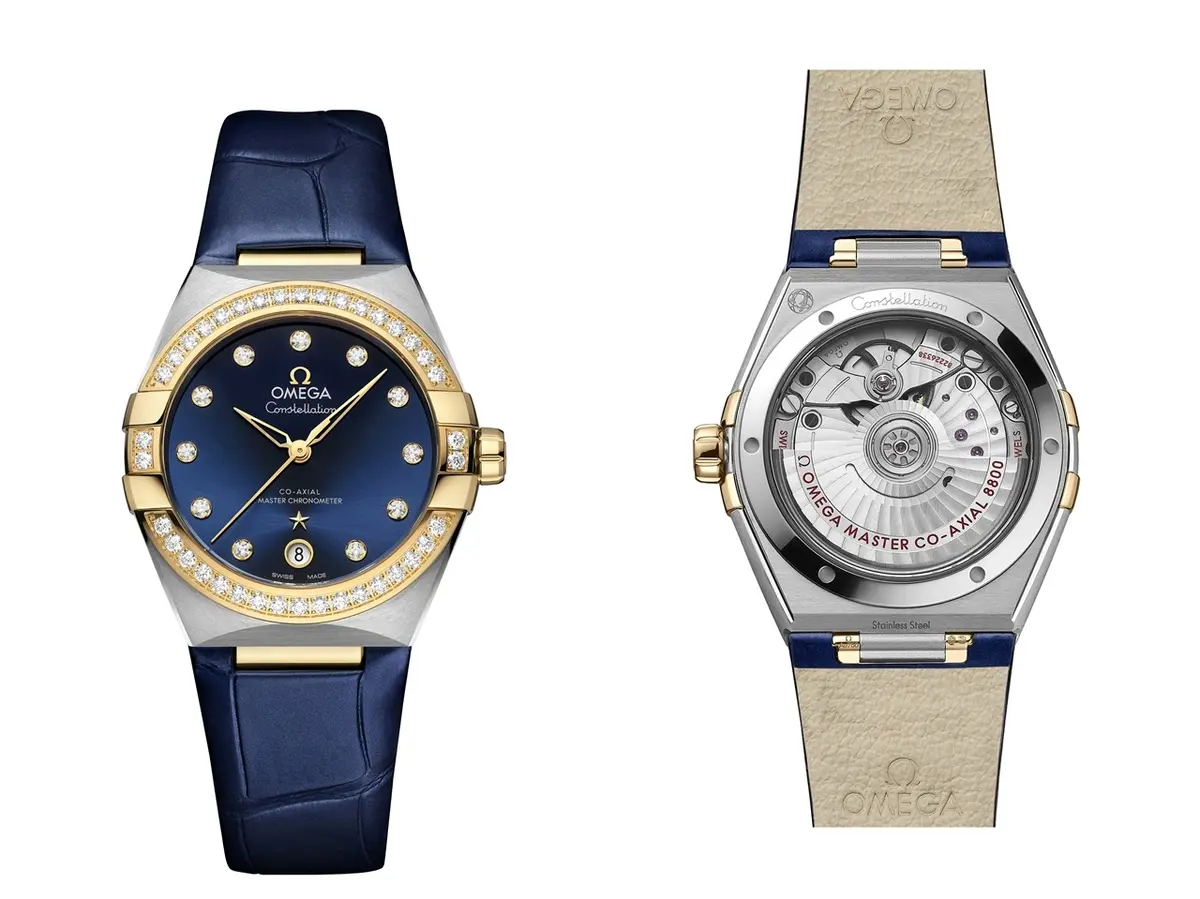 オメガ「コンステレーション」36mm新作ブルー