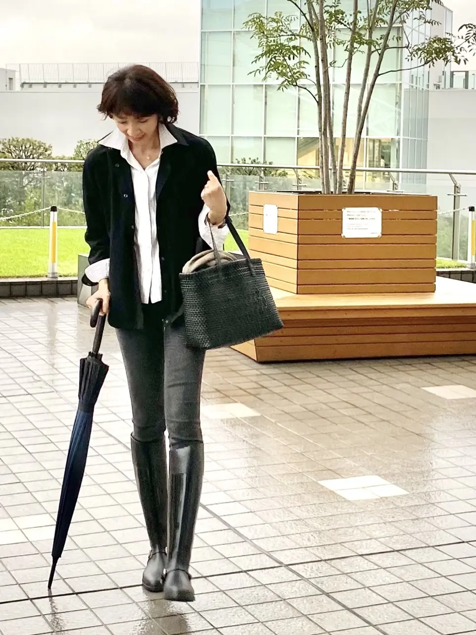 ユニクロ×theoryジャケットコーデ①