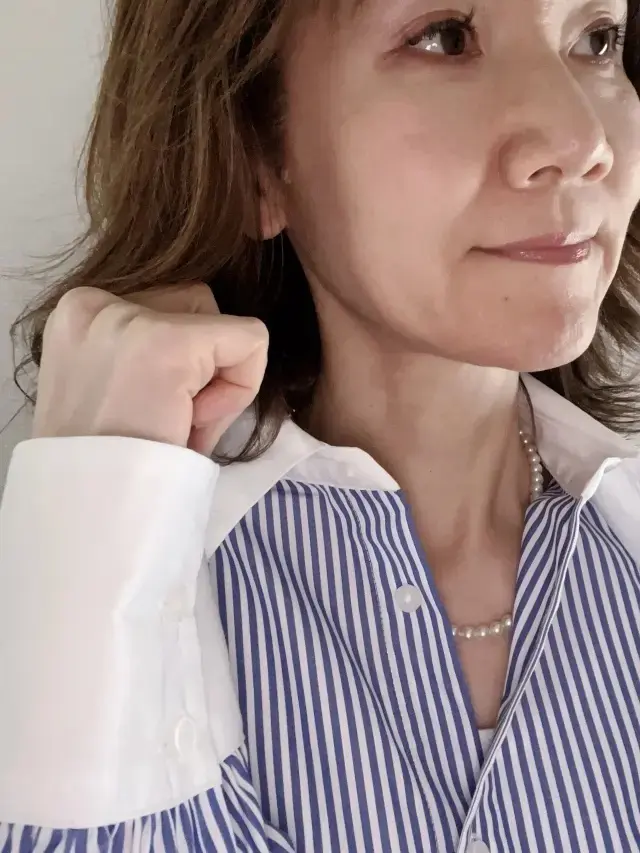 GU クレリックシャツ 細部