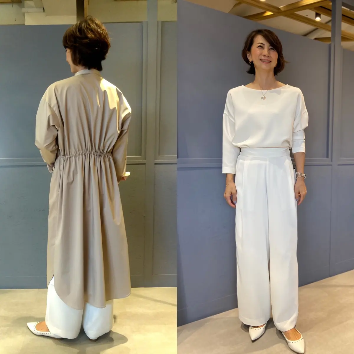 セットアップ＋コートワンピースで結婚記念の画像_2