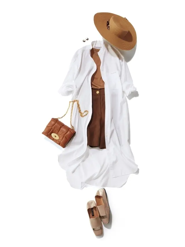 【THIRD MAGAZINE】リゾート感を演出しつつショートパンツの露出もカバー