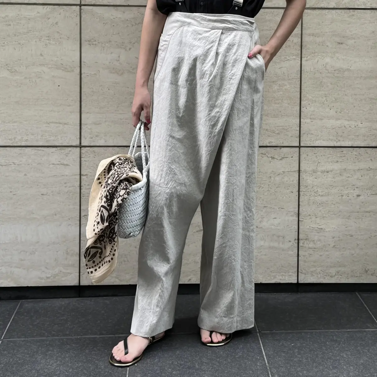 【50代パンツ】小柄さんでもスタイル決まの画像_3