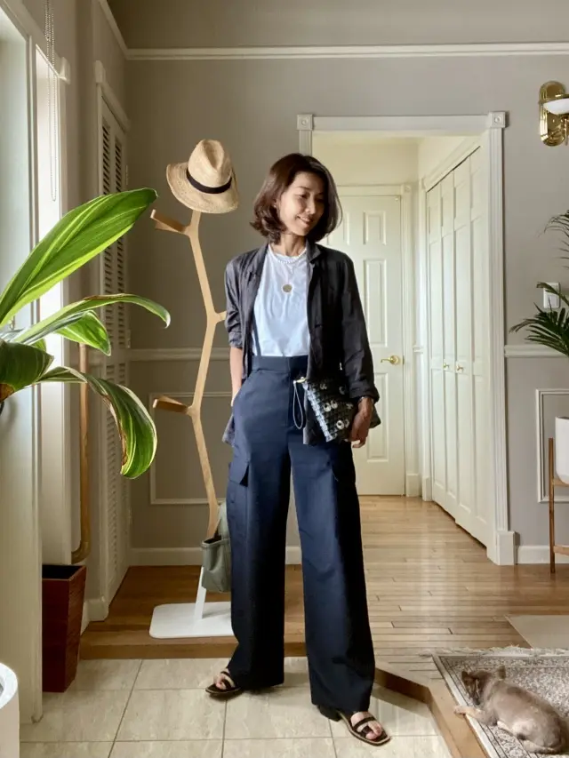 カーゴパンツのサロペットの画像_3