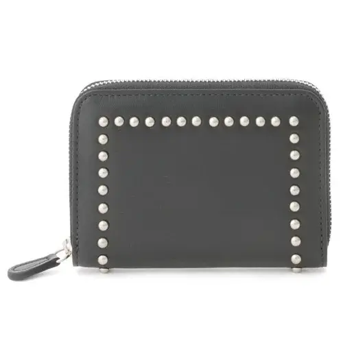 J&M DAVIDSON SMALL ZIP PURSE WITH STUDS ￥41,800（税込）