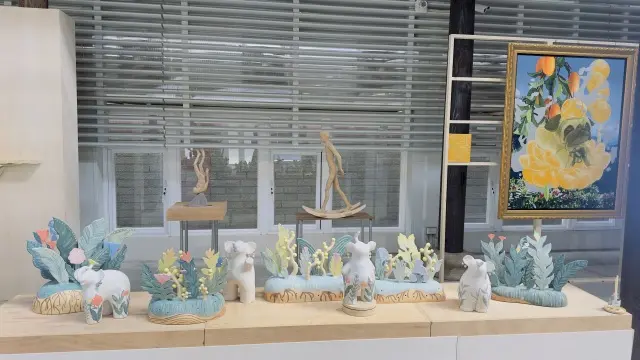 台湾旅行 武靖美術館(臺灣府儒考棚) アートカフェ