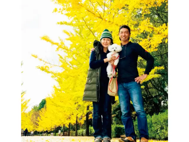 夫と愛犬とのキャンプ帰りのひとコマ