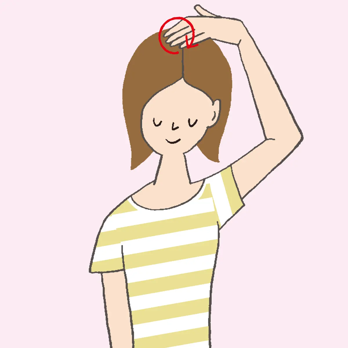 OurAge×Webエクラ  百会（ひゃくえ）のツボ