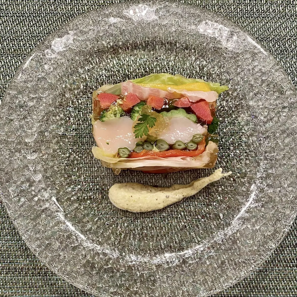 野菜と魚介のテリーヌ