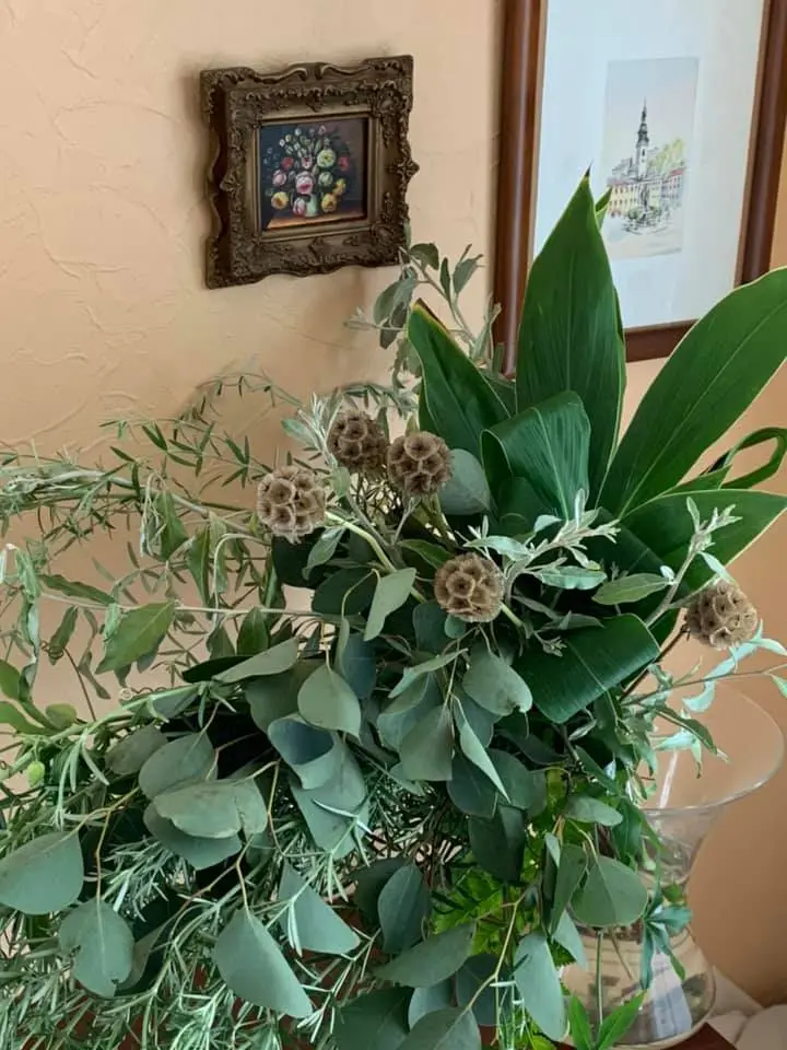 暑い時期に飾りたいグリーンの花束動画レシの画像_1