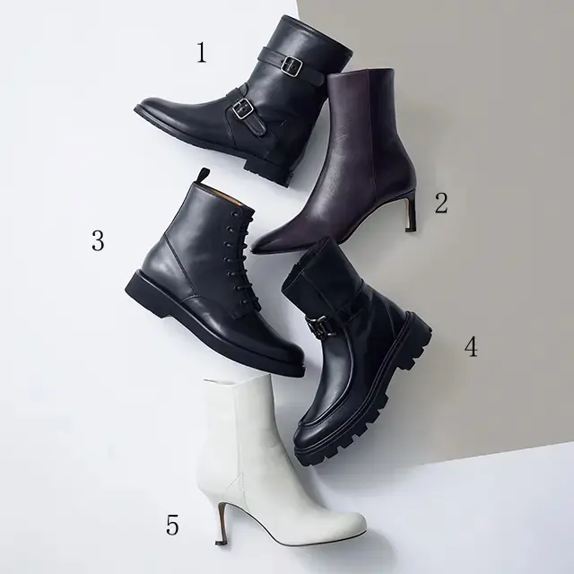 【技ありショートブーツ5選】色・ディテールがコーデに効く！今季おすすめはこれ