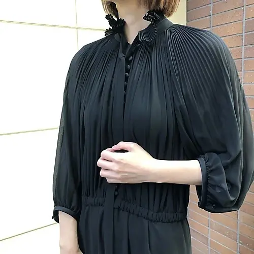 【50代 ワンピース】秋ワンピースで大人の画像_48