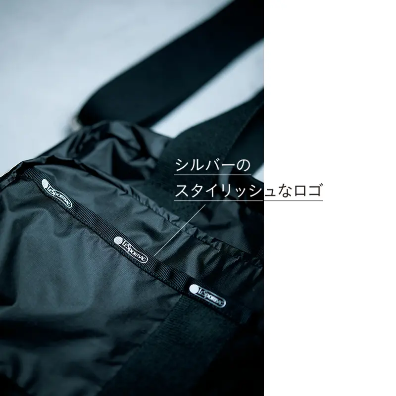 シルバーのスタイリッシュなロゴ