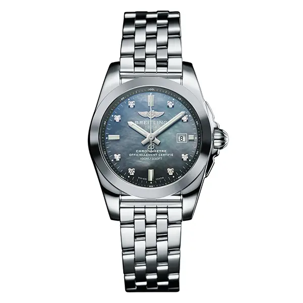 日本限定モデルに注目のブライトリングのギャラクティック 29 スリークT ブラック マザー オブ パール