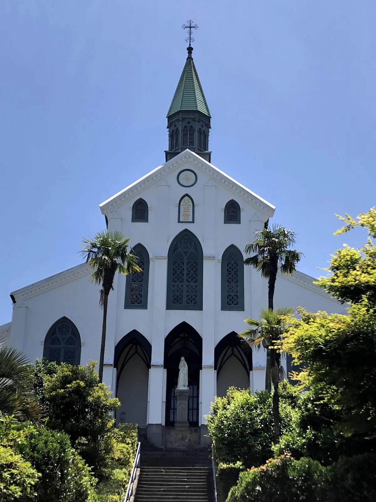 大浦天主堂。在留外国人のために作られた国内に現存する最古の教会堂