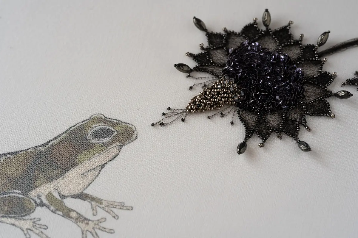  Dialogue - fleur et grenouille - （かえる）