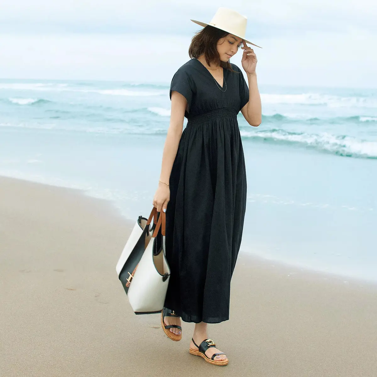 【50代 ワンピース】さらっと着られる「の画像_6