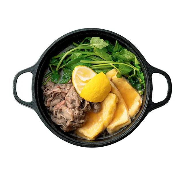 すき焼きほど濃厚でなく、しゃぶしゃぶよりもボリューム感のある肉すい