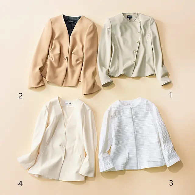 ノーカラージャケット