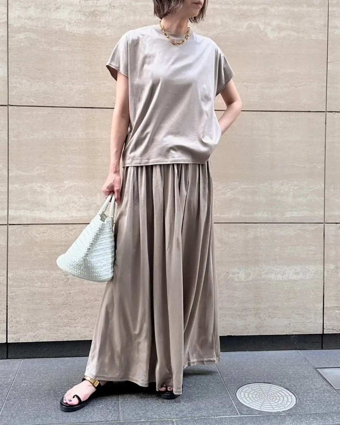 ワンピース風にも着れる！楽ちんときれい見の画像_5